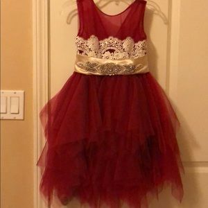 Flowergirl holiday dress w/ belt